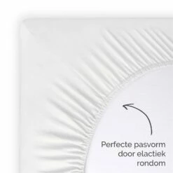 Byrklund - Hoeslaken Katoen - 180x220 Cm - Wit -NL Beddengoed Verkoop 2024 1937585483 0103