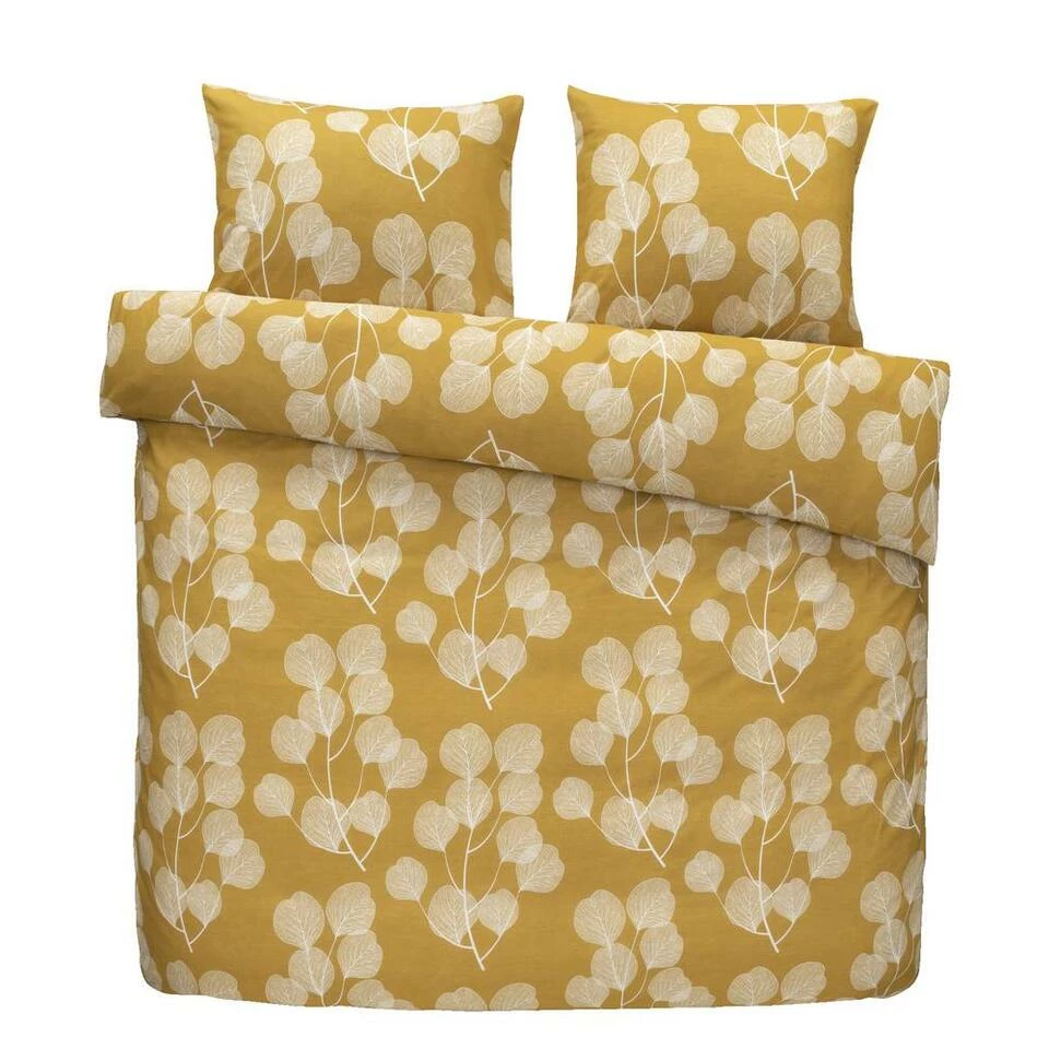 Easy Dekbedovertrek Mare - Oker - 200x200 Cm 4 Easy Dekbedovertrek Mare - Oker - 200x200 Cm - Afbeelding 2