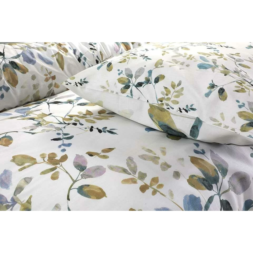 Royal Dekbedovertrek Carlijn Botanisch- Wit - 200x200/220 Cm 4 Royal Dekbedovertrek Carlijn Botanisch- Wit - 200x200/220 Cm - Afbeelding 2