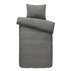 Walra Dekbedovertrek Vintage Cotton - Grijs - 140x200/220 Cm