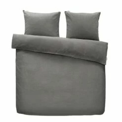 Walra Dekbedovertrek Vintage Cotton - Grijs - 240x200/220 Cm