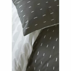 Walra Dekbedovertrek More Dashes - Antraciet - 240x200/220 Cm -NL Beddengoed Verkoop 2024 31105586 0002