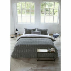 Walra Dekbedovertrek More Dashes - Antraciet - 240x200/220 Cm -NL Beddengoed Verkoop 2024 31105586 0003