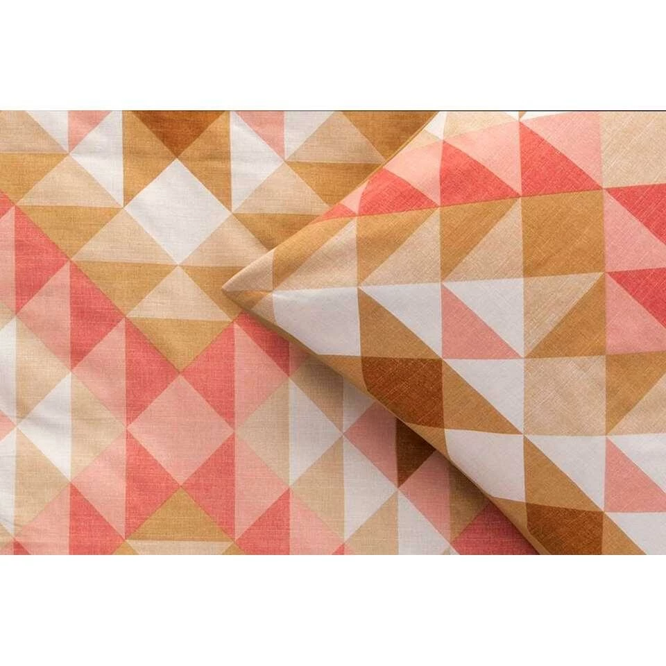 Comfort Dekbedovertrek Orlando Grafisch - Terra - 240x200/220 Cm 4 Comfort Dekbedovertrek Orlando Grafisch - Terra - 240x200/220 Cm - Afbeelding 2