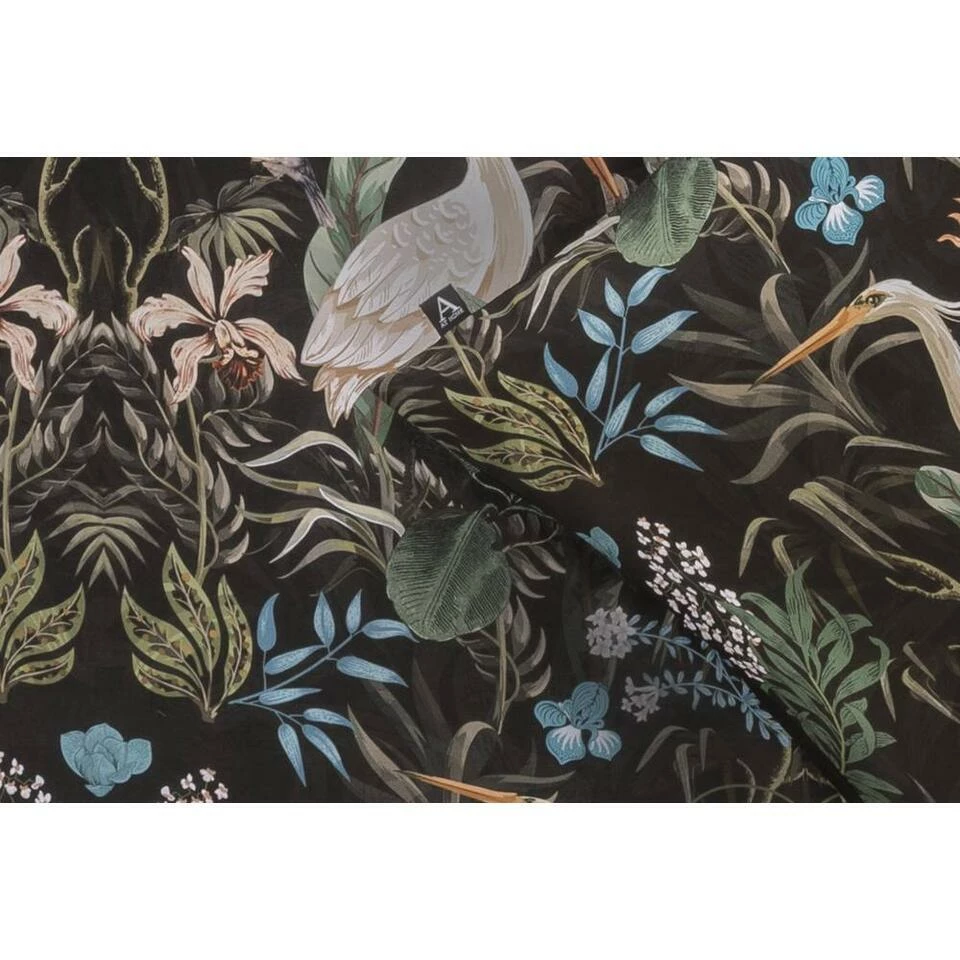 Royal At Home By Beddinghouse Dekbedovertrek Vibrant - Zwart - 140x200/220 Cm 4 Royal At Home By Beddinghouse Dekbedovertrek Vibrant - Zwart - 140x200/220 Cm - Afbeelding 2