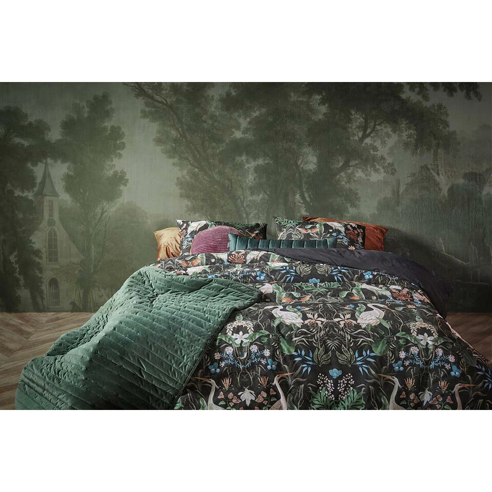 Royal At Home By Beddinghouse Dekbedovertrek Vibrant - Zwart - 140x200/220 Cm 5 Royal At Home By Beddinghouse Dekbedovertrek Vibrant - Zwart - 140x200/220 Cm - Afbeelding 3