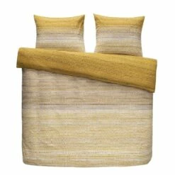 Dekbedovertrek Ivar - Oker - 200x220 Cm