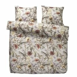 Ariadne At Home Dekbedovertrek Pretty Floral Bloemen - Naturel - 200x200/220 Cm