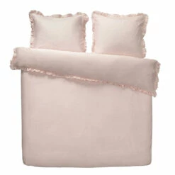 Royal Dekbedovertrek Cato Effen - Roze - 200x200/220 Cm