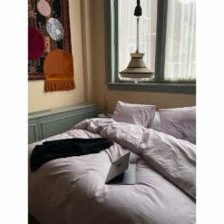 Dindi Home Dekbedovertrek Forever Colours Effen - Lila - 200x200/220 Cm -NL Beddengoed Verkoop 2024 31106097 9051