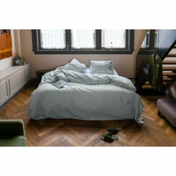 Dindi Home Dekbedovertrek Cute Flowers Bloemen - Groen - 200x200/220 Cm -NL Beddengoed Verkoop 2024 31106099 9050