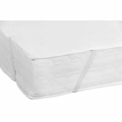 Waterdichte Matrasbeschermer Badstof - Wit - 90x200 Cm -NL Beddengoed Verkoop 2024 33102054 9000