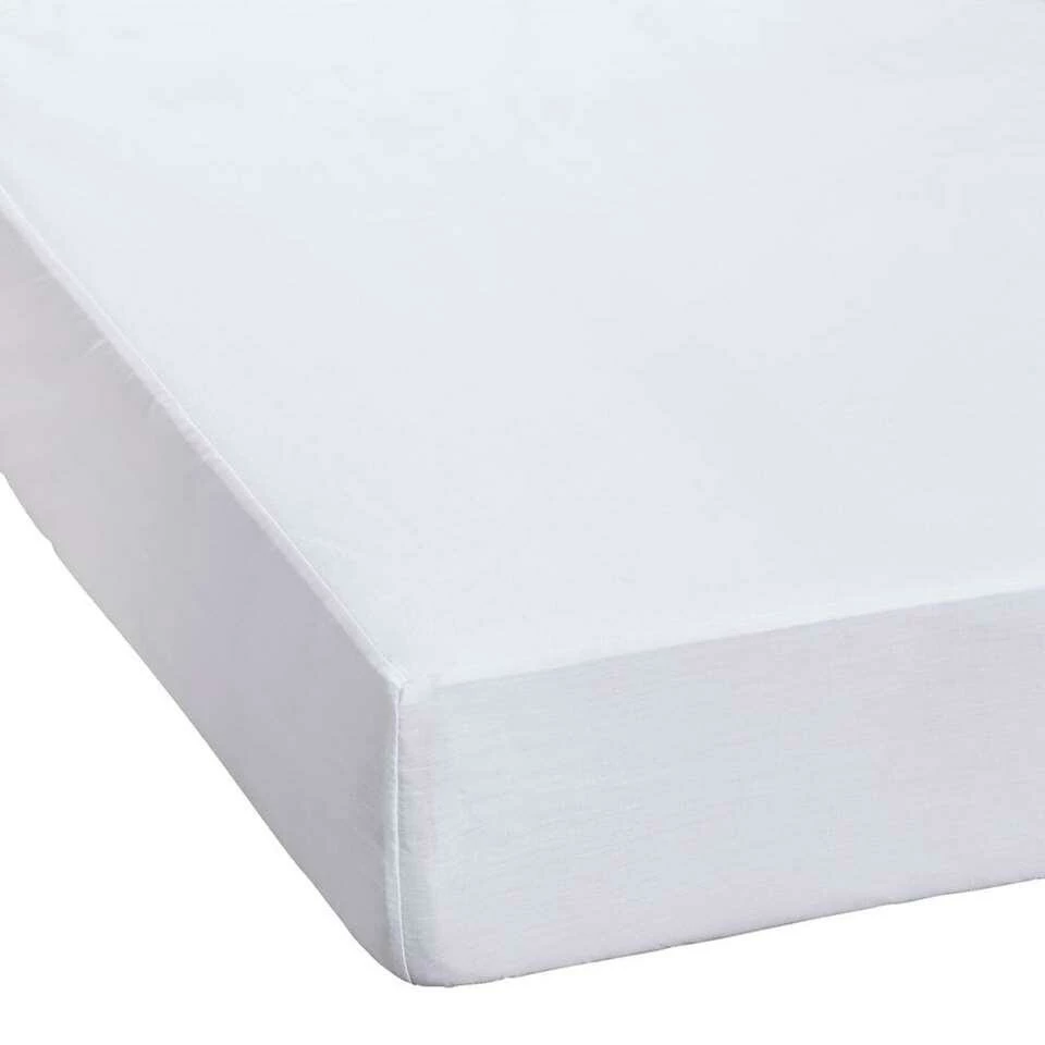 Waterdichte Matrasbeschermer Molton - Wit - 90x200 Cm 4 Waterdichte Matrasbeschermer Molton - Wit - 90x200 Cm - Afbeelding 2