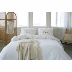 Walra - Dekbedovertrek Lively Love - 240x220 Cm - Wit -NL Beddengoed Verkoop 2024 3367878eac344d498eebf09170b199fb