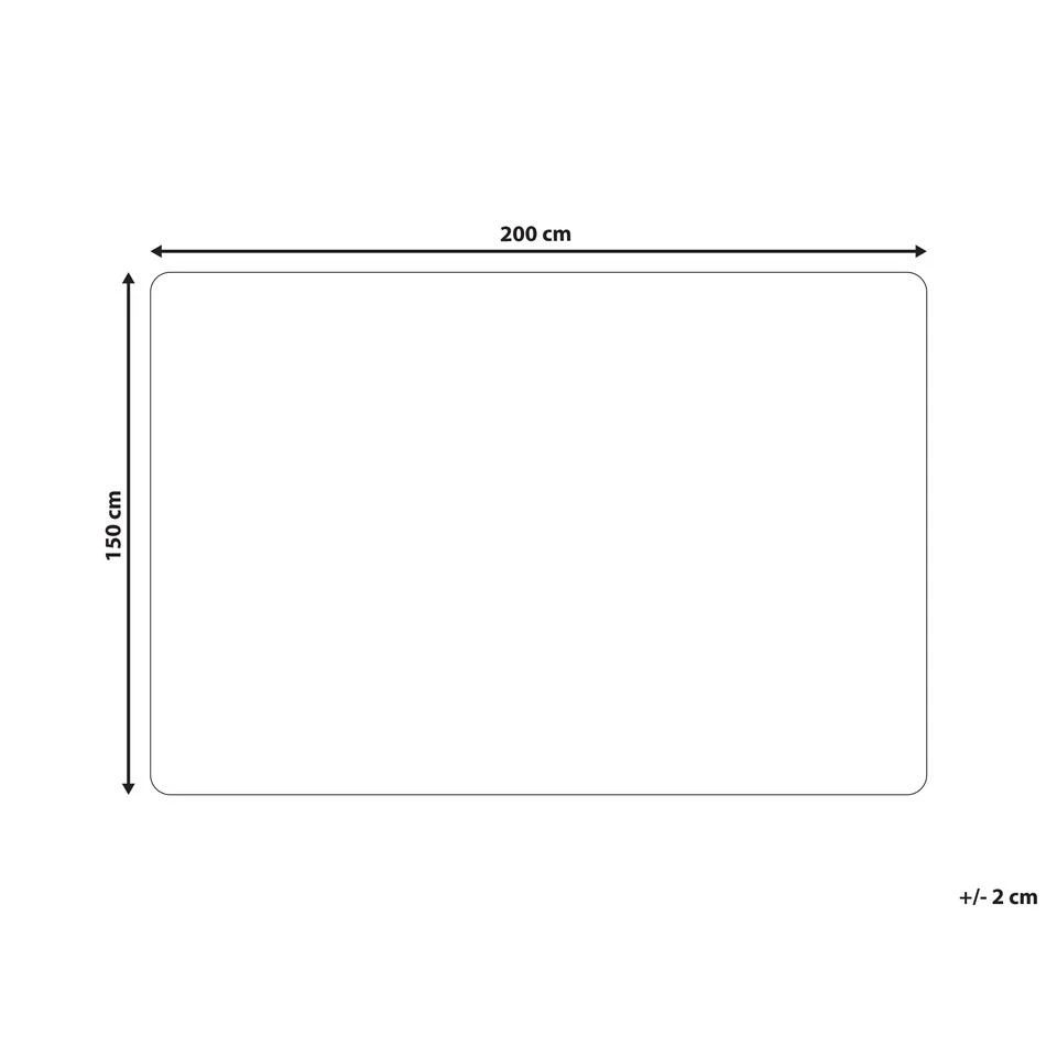 Beliani Sprei DELICE - Wit Acryl 5 Beliani Sprei DELICE - Wit Acryl - Afbeelding 3