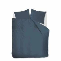 At Home By Beddinghouse Dekbedovertrek Easy - Blauw - 240x200/220 Cm