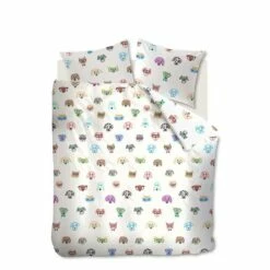 Ambiante Dekbedovertrek In Your Face - Multikleur - 260x200/220 Cm