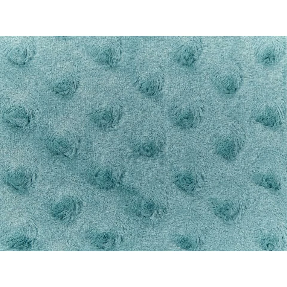 Beliani Sprei KANDILLI - Groen Polyester 6 Beliani Sprei KANDILLI - Groen Polyester - Afbeelding 4