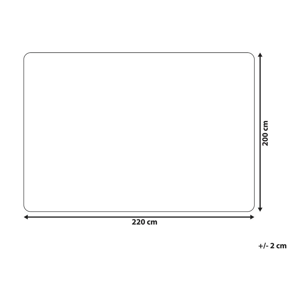 Beliani Sprei DELICE - Zwart Acryl 5 Beliani Sprei DELICE - Zwart Acryl - Afbeelding 3